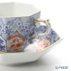 マイセン（Meissen） リミテッドエディション 408074／55836 ＆ 408174／55836 オクタゴナルカップ＆ソーサー ブルー＆レッド ペア 世界限定コレクション