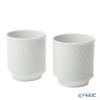 マイセン（Meissen） 波の戯れホワイト スモールタンブラー／カップ／湯呑 270ml 000001／55405 ペア
