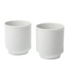 マイセン（Meissen） 波の戯れホワイト スモールタンブラー／カップ／湯呑 270ml 000001／55405 ペア