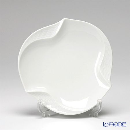 マイセン（Meissen） 波の戯れホワイト 晩酌4点セット ペア（ファンシーディッシュ 2点＆タンブラー 2点）