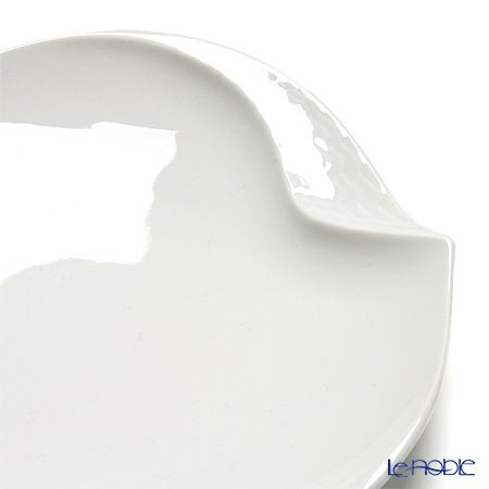 マイセン（Meissen） 波の戯れホワイト 晩酌4点セット ペア（ファンシーディッシュ 2点＆タンブラー 2点）