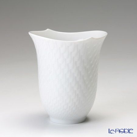 マイセン（Meissen） 波の戯れホワイト 晩酌4点セット ペア（ファンシーディッシュ 2点＆タンブラー 2点）