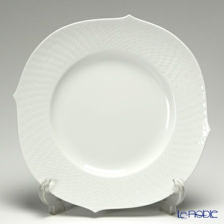 マイセン（Meissen） 波の戯れホワイト 000001／29479 プレート 28.5cm 4枚セット