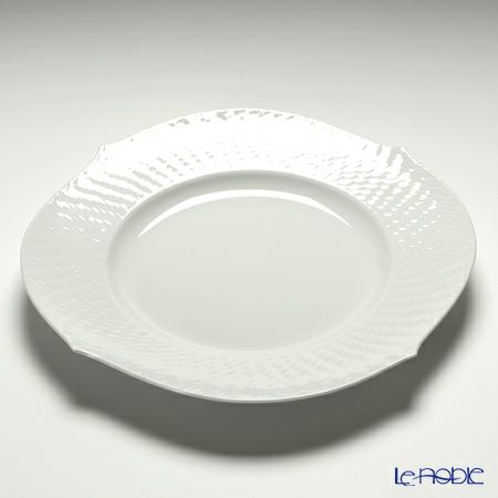 マイセン（Meissen） 波の戯れホワイト 000001／29479 プレート 28.5cm 4枚セット