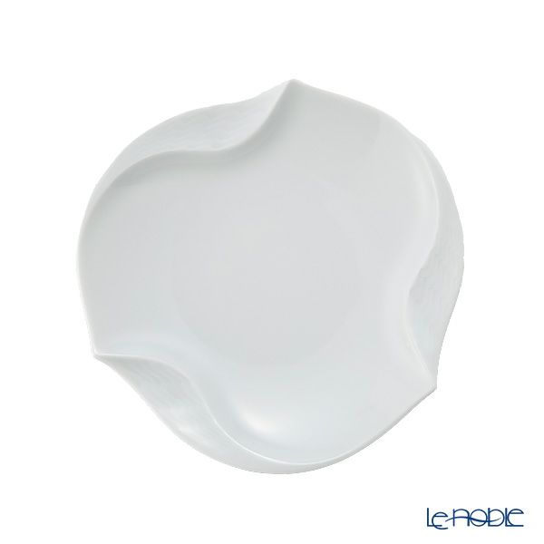 マイセン（Meissen） 波の戯れホワイト 000001／53574 ギフトプレート 12.5cm 6枚セット