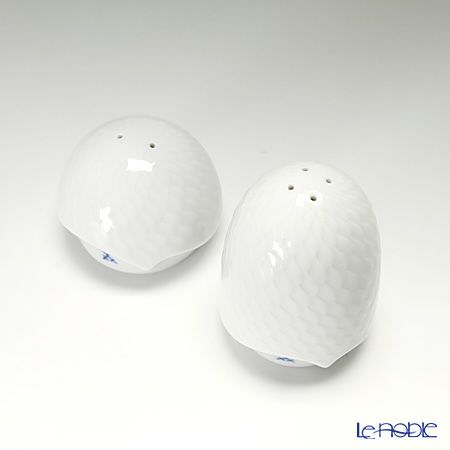 マイセン（Meissen） 波の戯れホワイト 000001 ソルト 7cm＆ペッパー 6cm