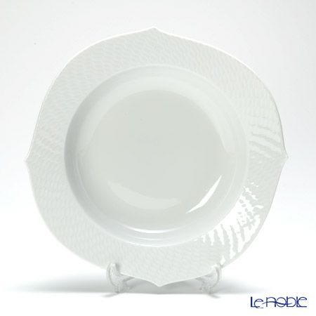マイセン（Meissen） 波の戯れホワイト 000001／29488 スーププレート 23cm 6枚セット