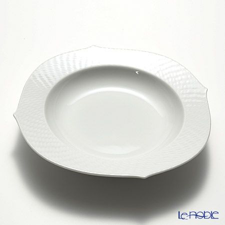 マイセン（Meissen） 波の戯れホワイト 000001／29488 スーププレート 23cm 6枚セット