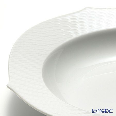 マイセン（Meissen） 波の戯れホワイト 000001／29488 スーププレート 23cm 6枚セット