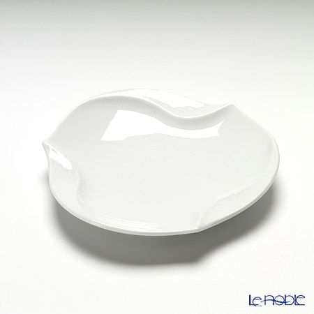 マイセン（Meissen） 波の戯れホワイト 000001／53574 ギフトプレート 12.5cm ペア