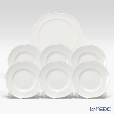 マイセン（Meissen） 波の戯れホワイト 2人用 ティー7点セット