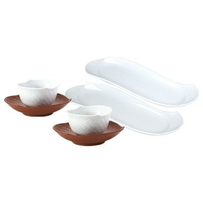 マイセン（Meissen） 波の戯れホワイト 2人用 おもてなしセット