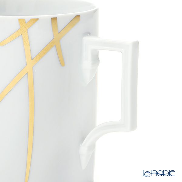 マイセン（Meissen） 剣マーク スタイル（ゴールド） マグカップ 240ml／高さ9cm ペア 77a042／55810