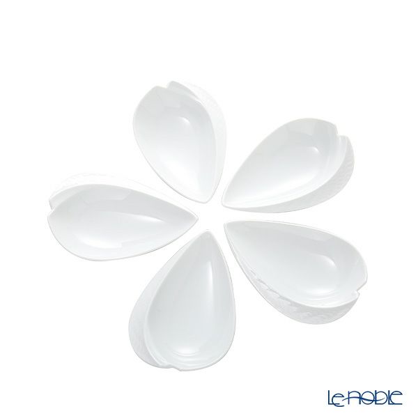 マイセン（Meissen） 波の戯れ エスニック リーフディッシュ 000001／29282 5枚セット