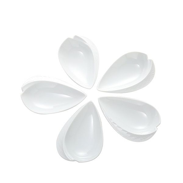 マイセン（Meissen） 波の戯れ エスニック リーフディッシュ 000001／29282 5枚セット