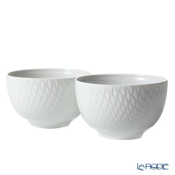 マイセン（Meissen） 波の戯れ エスニック ボウル 11cm 000001／29813 ペア