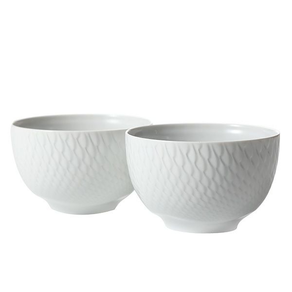 マイセン（Meissen） 波の戯れ エスニック ボウル 11cm 000001／29813 ペア