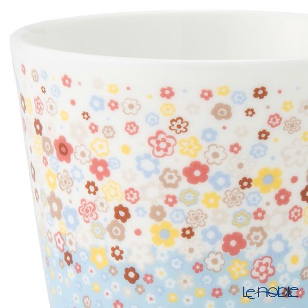 ナルミ ポーチュラカ 2ピースセット マグカップ 340ml ＆プレート21cm ブルー