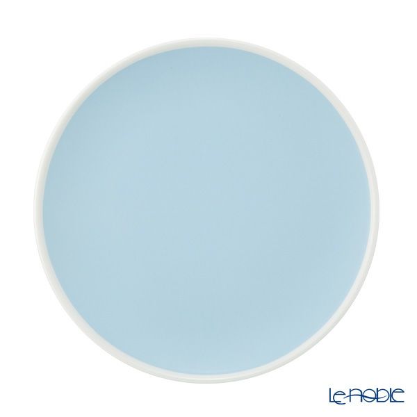 ナルミ ポーチュラカ 2ピースセット マグカップ 340ml ＆プレート21cm ブルー