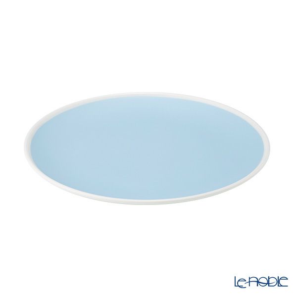 ナルミ ポーチュラカ 2ピースセット マグカップ 340ml ＆プレート21cm ブルー