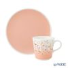 ナルミ ポーチュラカ 2ピースセット マグカップ 340ml ＆プレート21cm ピンク