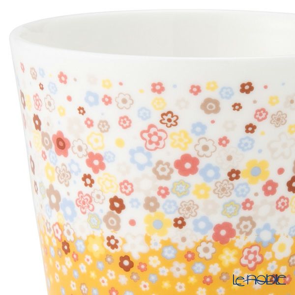 ナルミ ポーチュラカ 2ピースセット マグカップ 340ml ＆プレート21cm オレンジ