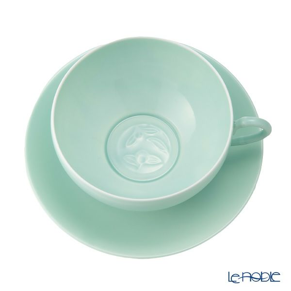 西川貞三郎商店 NISHIKAWA JAPAN KATA ティーカップ＆ソーサー220ml ＆ ティーポット800ml 翠雨 ブルー セット