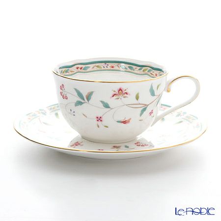 ノリタケ ティー・コーヒー碗皿 T59387A 5客アソートセット 絵変り