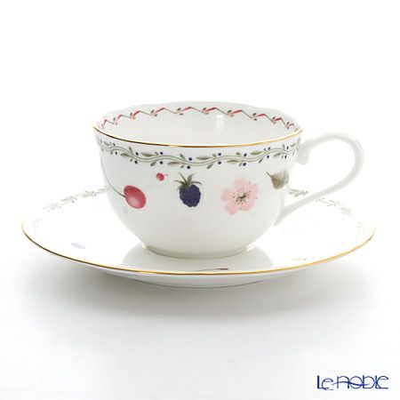 ノリタケ ティー・コーヒー碗皿 T59387A 5客アソートセット 絵変り