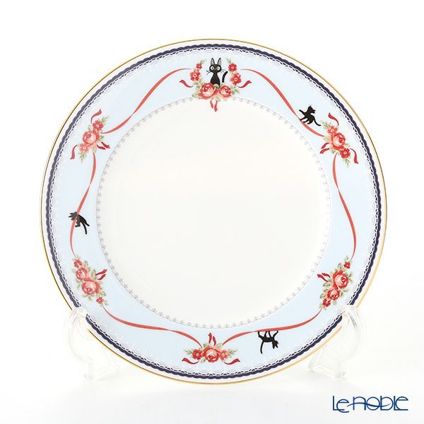 ノリタケ 魔女の宅急便 21cmプレート（MJ97211） ピンク（H-612L）＆ブルー（H-613L） ペア