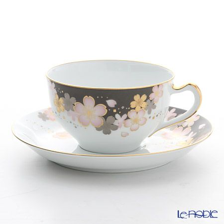 大倉陶園 桜シリーズ 碗皿 1C／A682 6客アソートセット 絵変り