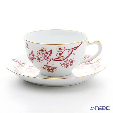 大倉陶園 桜シリーズ 碗皿 1C／A682 6客アソートセット 絵変り