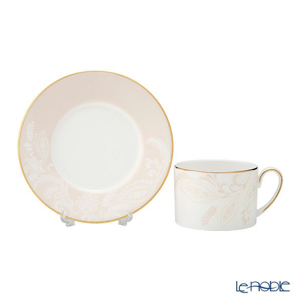 プラウナ プレミアム サテンスティッチ ティーカップ＆ソーサー 200ml ペア