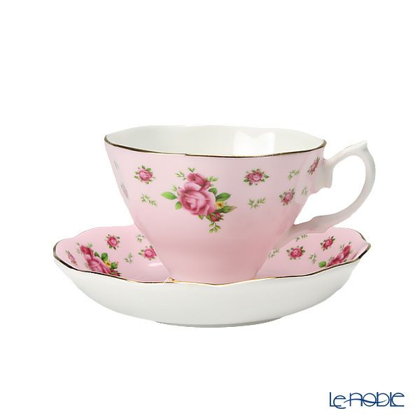 ロイヤル・アルバート ニューカントリーローズ（ピンク）ヴィンテージ トリオセット