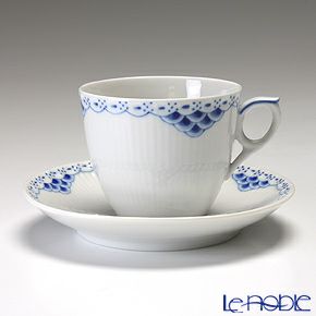 ロイヤルコペンハーゲン（Royal Copenhagen） プリンセス ブルー コーヒーカップ＆ソーサー 170ml ペア 1104071／1017246