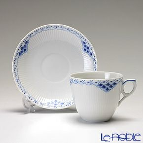 ロイヤルコペンハーゲン（Royal Copenhagen） プリンセス ブルー コーヒーカップ＆ソーサー 170ml ペア 1104071／1017246