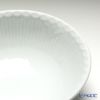 ロイヤルコペンハーゲン（Royal Copenhagen） ホワイト フルーテッド ハーフレース ボウル 5×15.5cm ペア 1128574／1017288
