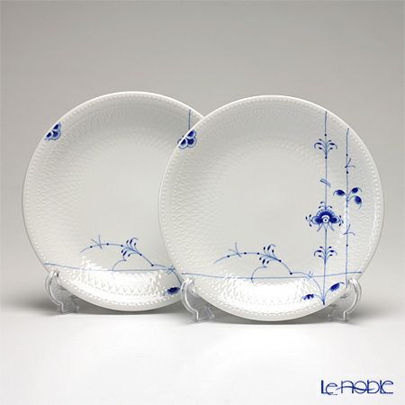 ロイヤルコペンハーゲン（Royal Copenhagen） ブルーパルメッテ プレート 20cm ペア 2500620