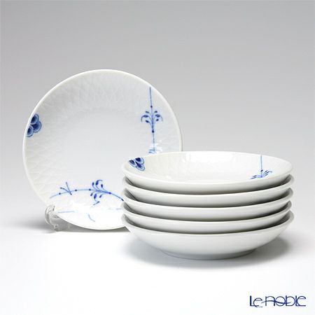 ロイヤルコペンハーゲン（Royal Copenhagen） ブルーパルメッテ プレート 10cm 6枚セット 2500610