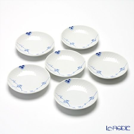 ロイヤルコペンハーゲン（Royal Copenhagen） ブルーパルメッテ プレート 10cm 6枚セット 2500610