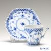 ロイヤルコペンハーゲン（Royal Copenhagen） ブルー フルーテッド フルレース コーヒーカップ＆ソーサー（S） 140ml ペア 1103068／1017226