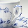 ロイヤルコペンハーゲン（Royal Copenhagen） ブルー フルーテッド プレイン トリオセット（コーヒー）
