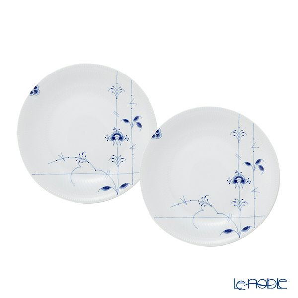 ロイヤルコペンハーゲン（Royal Copenhagen） ブルーパルメッテ プレート 26cm ペア 2500626