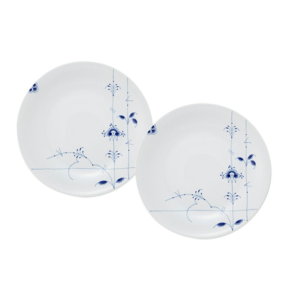 ロイヤルコペンハーゲン（Royal Copenhagen） ブルーパルメッテ プレート 26cm ペア 2500626