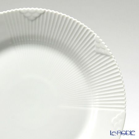 ロイヤルコペンハーゲン（Royal Copenhagen） エレメンツ ホワイト プレート 21cm ペア 2597621／1017497