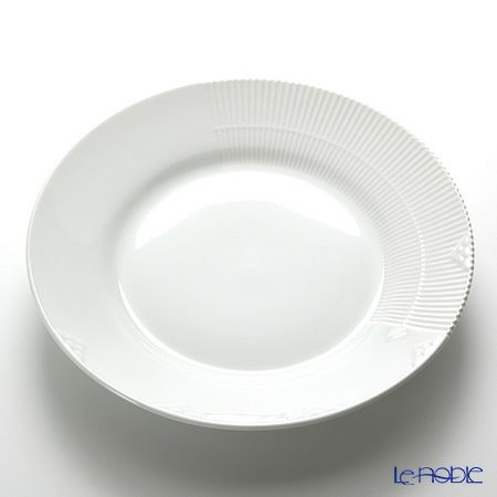 ロイヤルコペンハーゲン（Royal Copenhagen） エレメンツ ホワイト プレート 26cm ペア 2597625／1017498