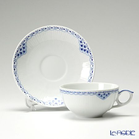 ロイヤルコペンハーゲン（Royal Copenhagen） プリンセス ブルー 2人用 ティー3点セット（ティーカップ＆ソーサー×2＆ティーポット×1）