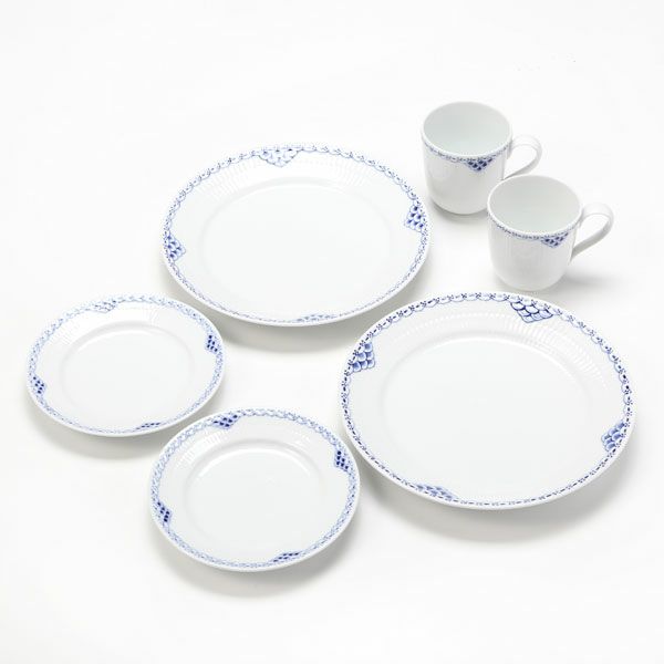 ロイヤルコペンハーゲン（Royal Copenhagen） プリンセス ブルー 2人用 6点セット