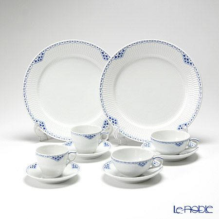 ロイヤルコペンハーゲン（Royal Copenhagen） プリンセス ブルー 10ピースセット