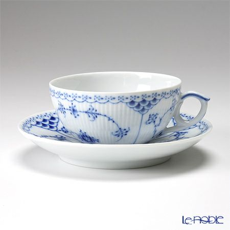 ロイヤルコペンハーゲン（Royal Copenhagen） ブルー フルーテッド ハーフレース 23ピースセット